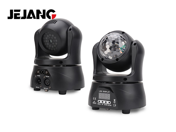 15W mini kaleidoscope and laser double face moving head light