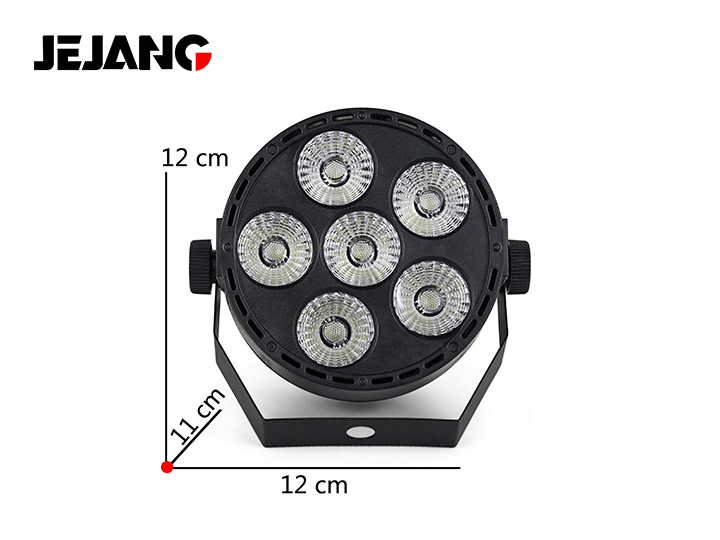 6PCs 10W Remote par light