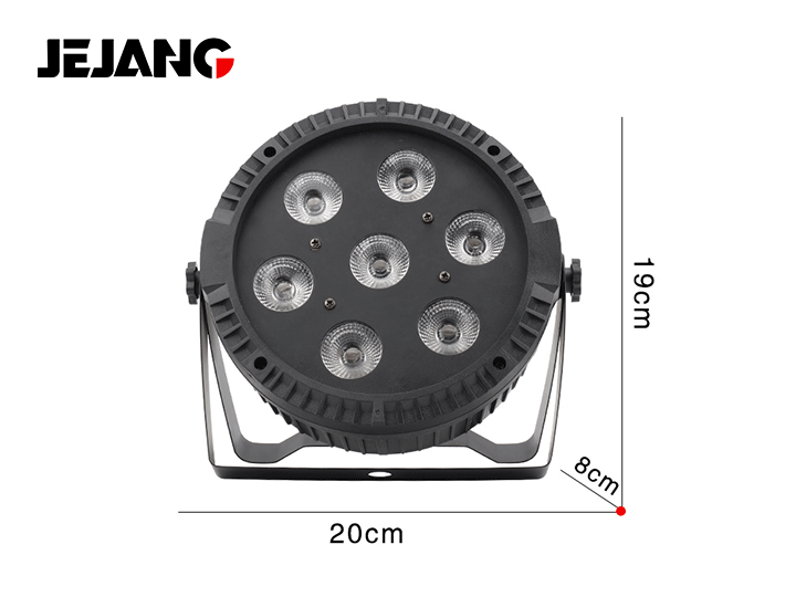 7PCs 10W Plastic par light