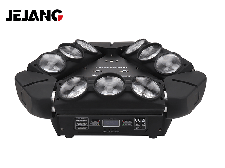 9pcs 10W Spider moving head light