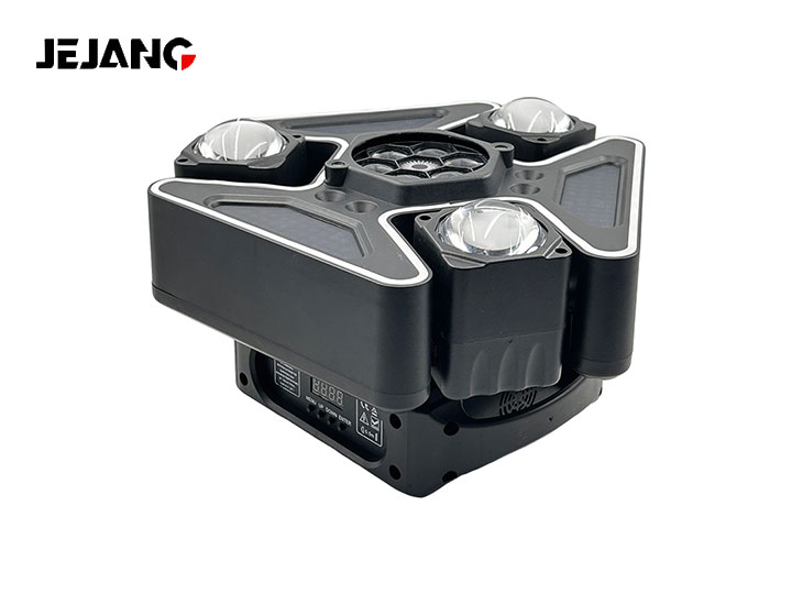 Triple-Head Ultra-Colorful Bee-Eye Design with LED Strip