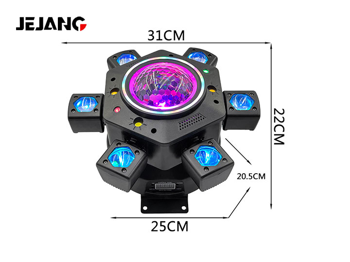 Six Arm Vajra kaleidoscope + light belt